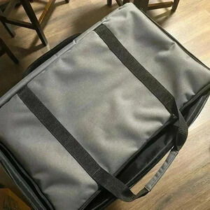 - Portfolio  padded type travel bag canvas paint carry bag